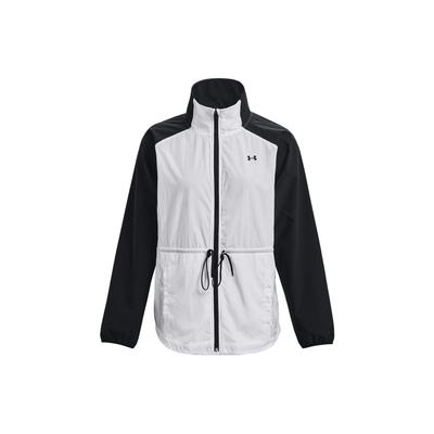 Куртка с полупрозрачным воротником-молнией в стиле колор-блок, женская, черная 1378622-001