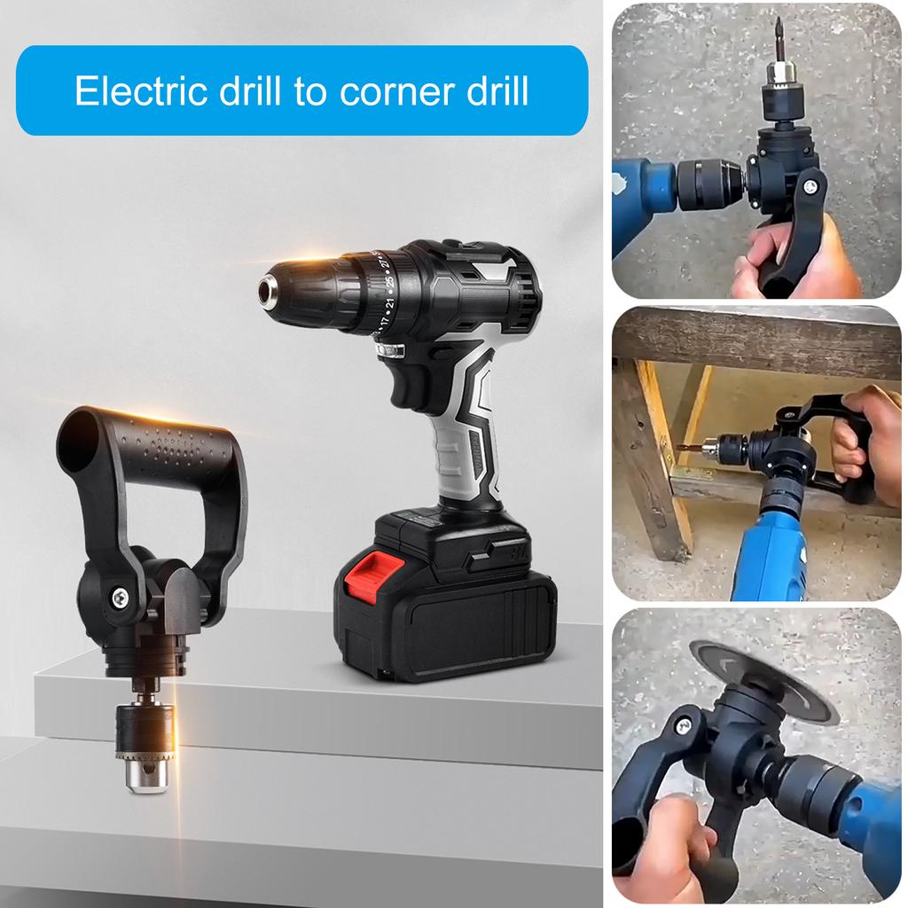 Прямоугольный адаптер для патрона сверла, противоскользящий многофункциональный адаптер для насадки на сверло Прямоугольная насадка на сверло, металл