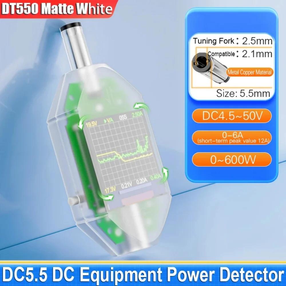 600W DT550 Meter 12V Digital Power Capacity Meter Voltage Current Tester Amp Meter for Routers Laptops Monitors DC 4.5-50V 0-6A