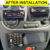 Лицевая панель для автомагнитолы 1 DIN для RENAULT Clio Modus Megane Scenic Рамка для установки магнитолы на приборную панель