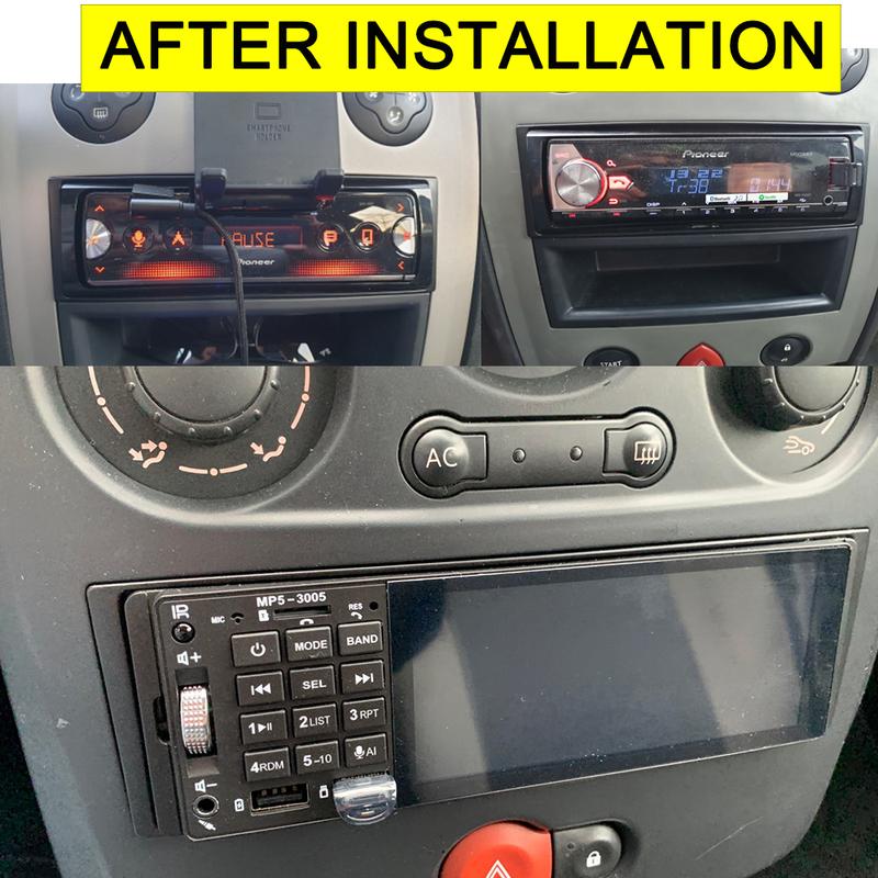 Лицевая панель для автомагнитолы 1 DIN для RENAULT Clio Modus Megane Scenic Рамка для установки магнитолы на приборную панель