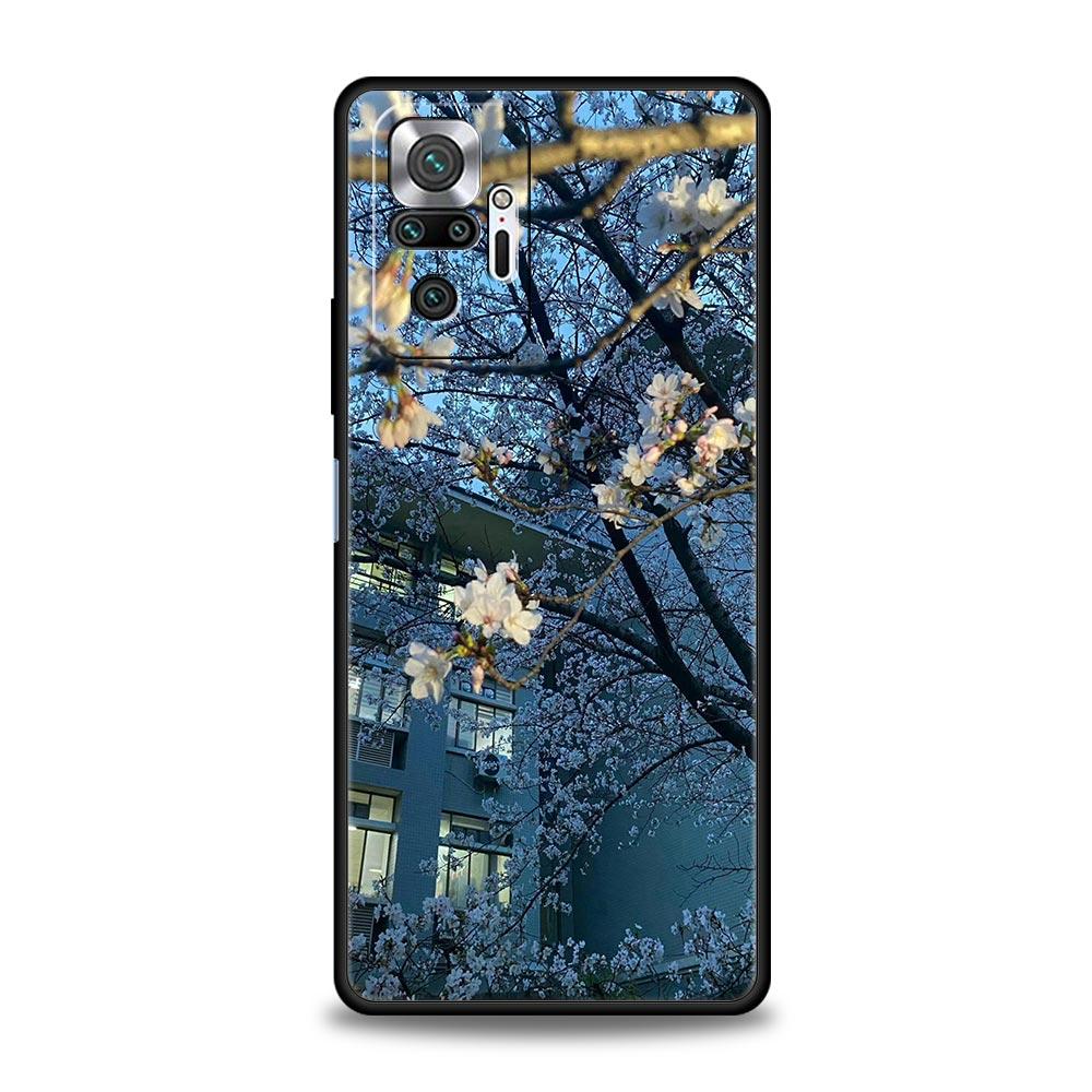 Чехол "Цветочное море Розовое Вишневое Цветение" для Xiaomi Redmi Note 15 14 13 12 5G 11 10 Pro Plus 4G 9S 14C 13C 12C 10C Мягкий ТПУ Чехол