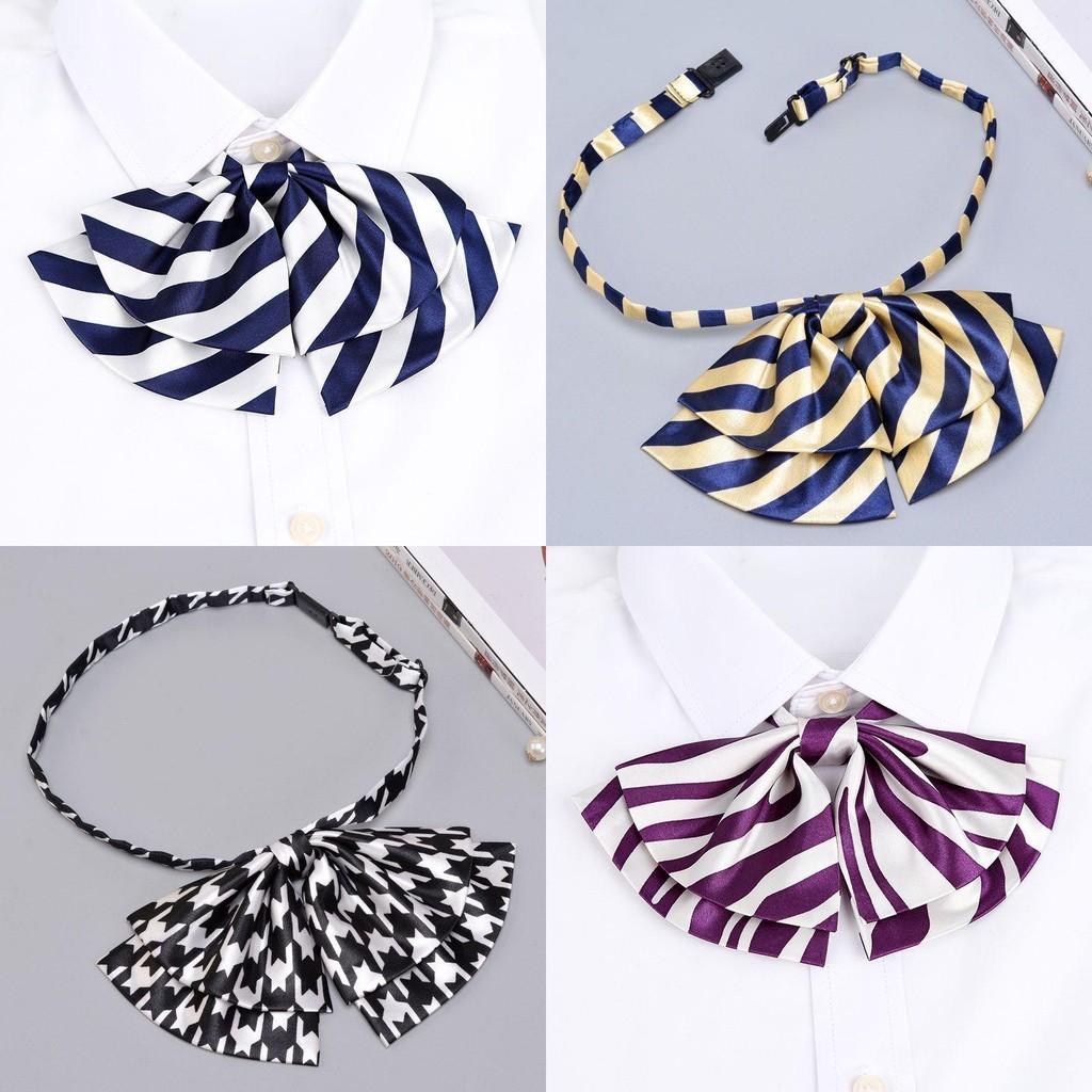 Деловой наряд Двухслойная бабочка для женщин из полиэстера с застежкой на пуговицах