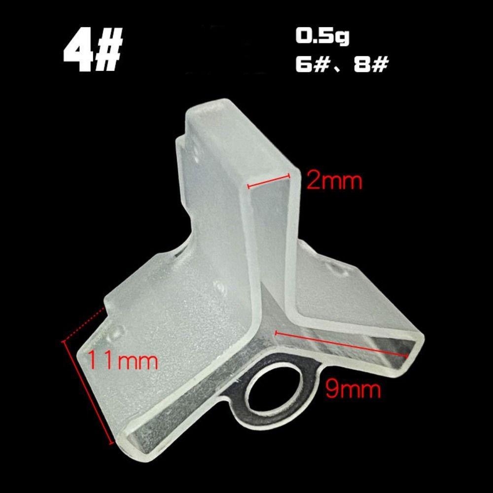 50PCS Sheath Cover Treble Hook Protector Fishing Treble Hooks Safety Covers  Fishing Tools