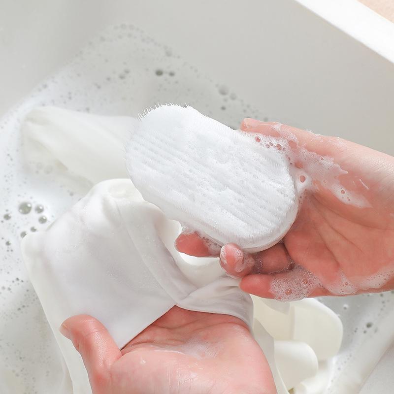 Мягкая меховая щетка для чистки одежды Многофункциональная щетка для обуви Бытовая минималистская щетка для стирки с пластиковой ручкой Чистящие средства