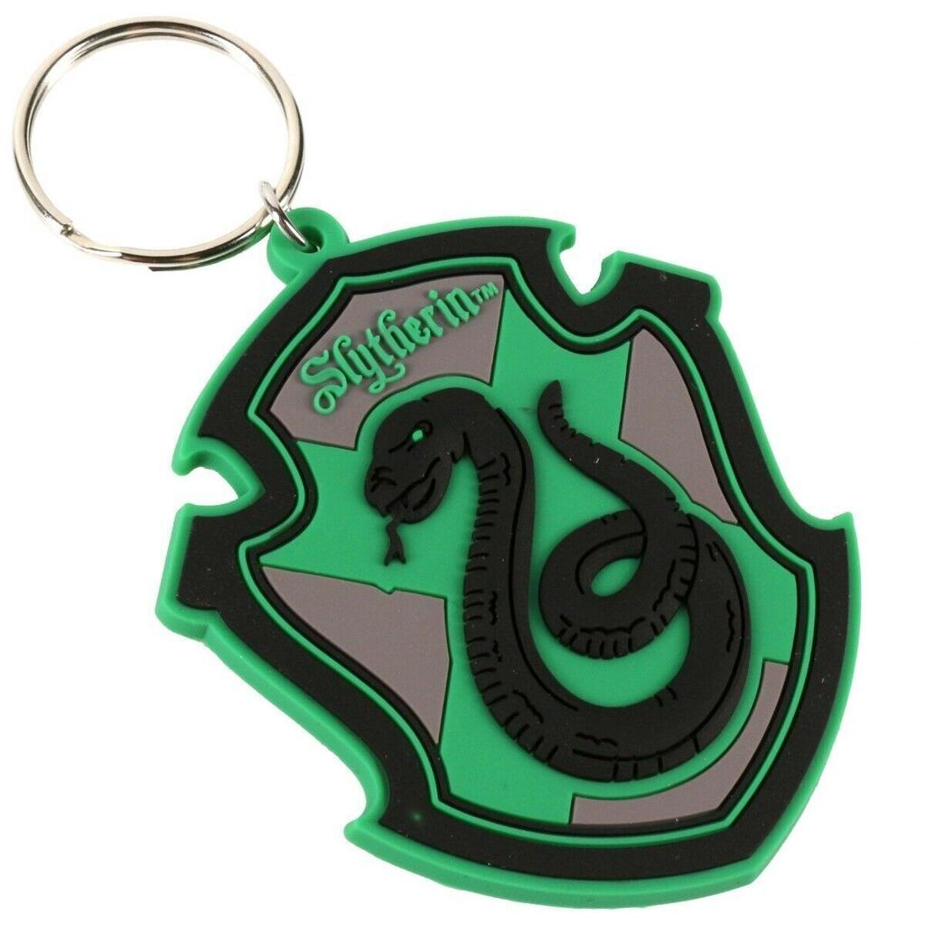 HARRY POTTER Slytherin Rubber Keyring