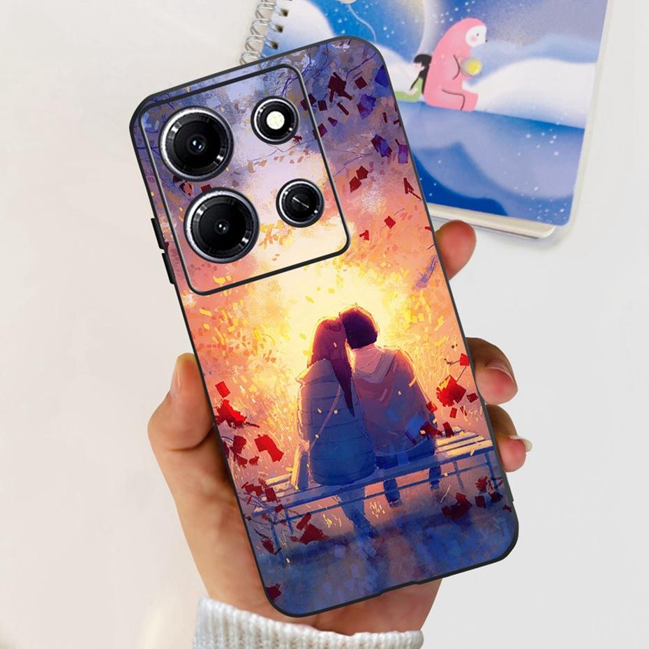 Модный Чехол-бабочка для телефона Infinix Note 30i Note30 Pro 2023 Мягкий Силиконовый ТПУ Задняя Крышка Для Infinix Note 30 Pro Note30i