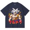 230 Gsm 100% Cotton Dragon Ball V11 Goku Ultra Print Unisex Heavy Cotton T Shirt