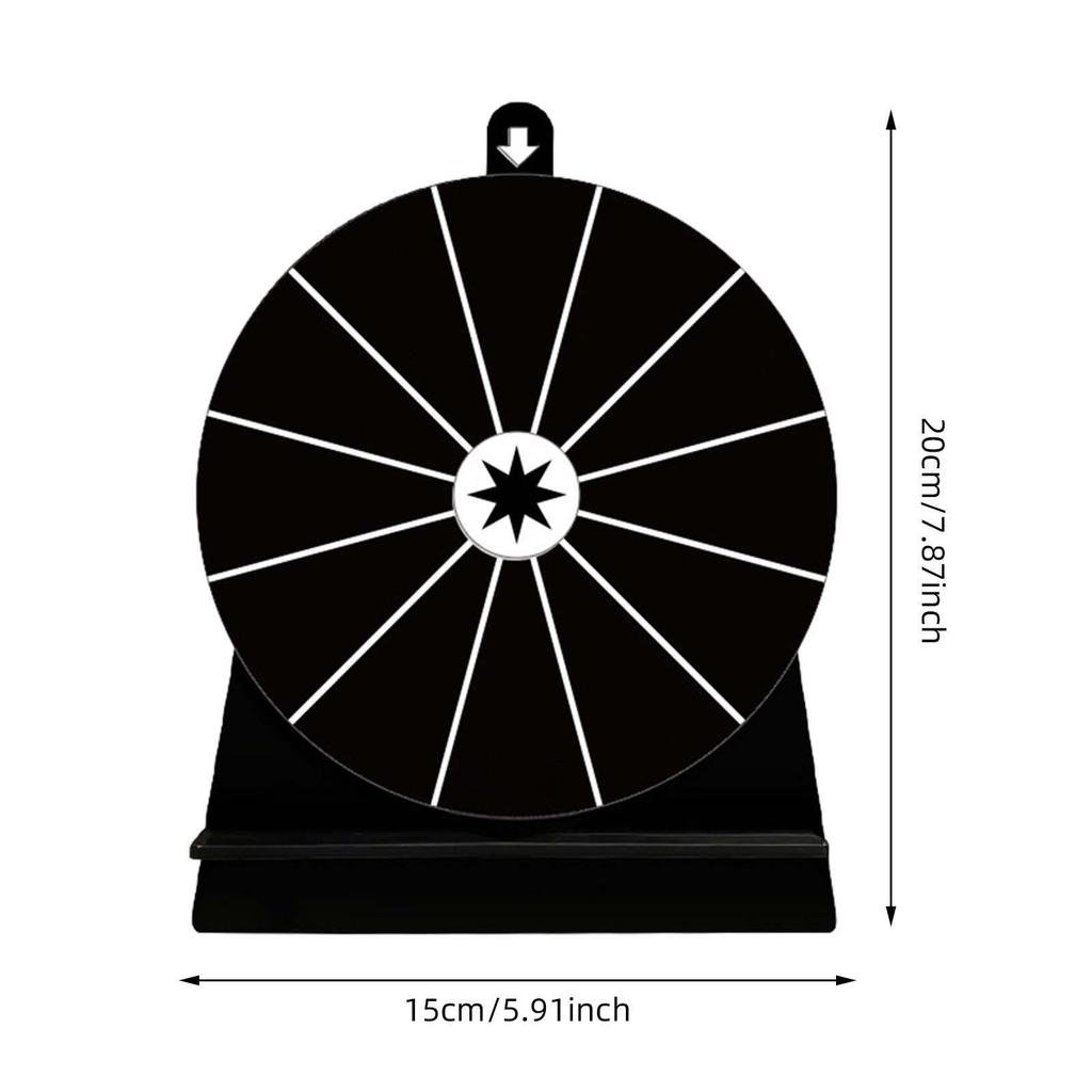 Rotating Wheel Interactive Stable with Stand Prize Wheel for Office Entertainment Drinking Props Commercial Party Supplies