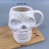 Cute Pumpkin Cup Ins Ghost Festival Zombie Cup Orange Mug Coffee Cup Personalized Ceramic Set