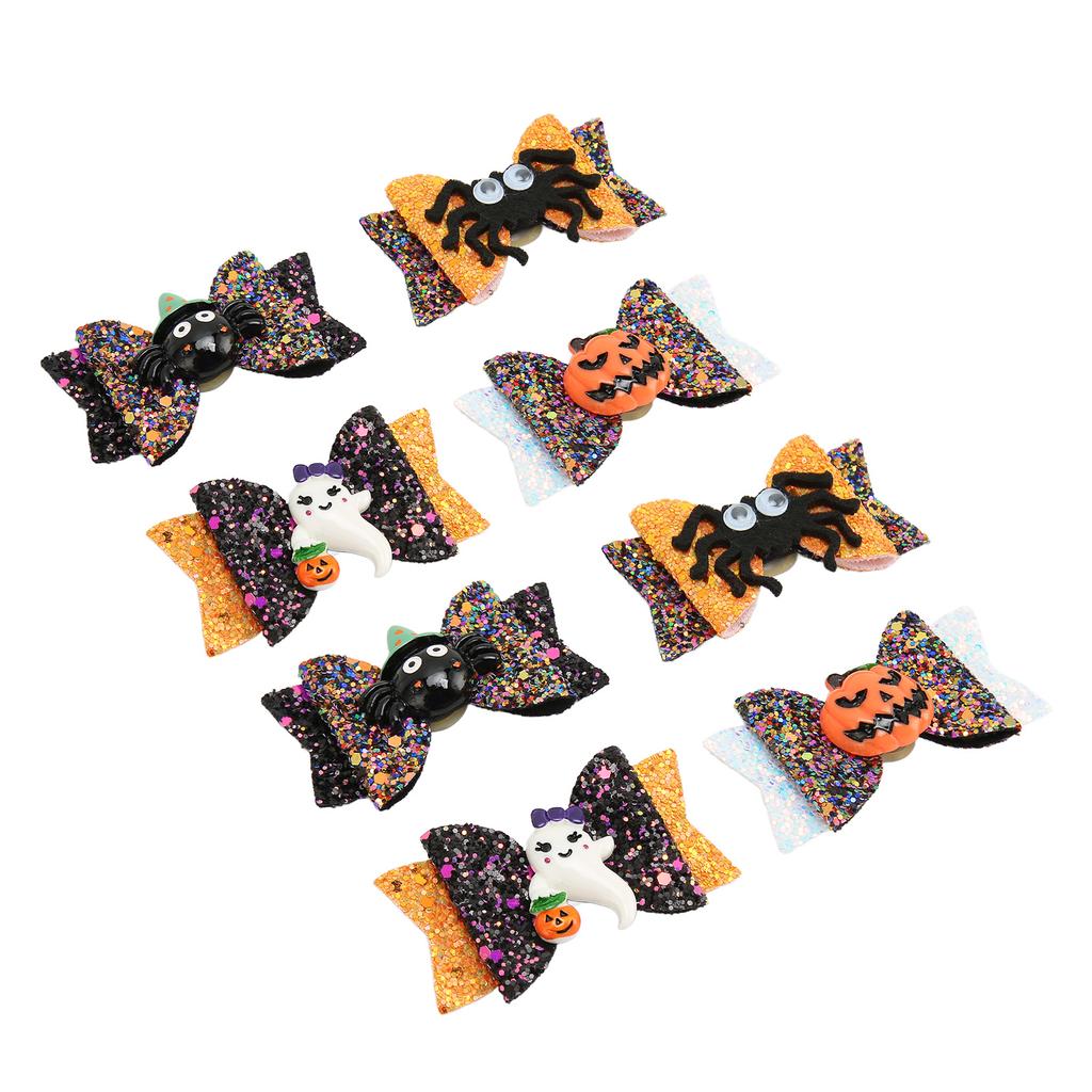 Бантики для волос для домашних животных на Хэллоуин, симпатичные, изысканные, для пучка волос для собак с резинкой для ухода за щенками, 8 шт.