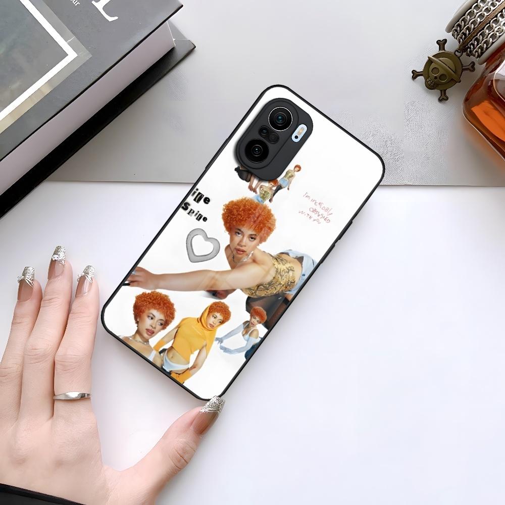 Чехол для телефона с изображением рэперши Ice Spice для Xiaomi 15 14 13 12 Mi 11 Pro ultra Lite стеклянный чехол