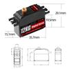 NEEBRC 12KG 23KG Metal Gear Digital Servo Short Body Low Profile High Torque for RC Car Truck Robot Boat Drone Toy Accessories