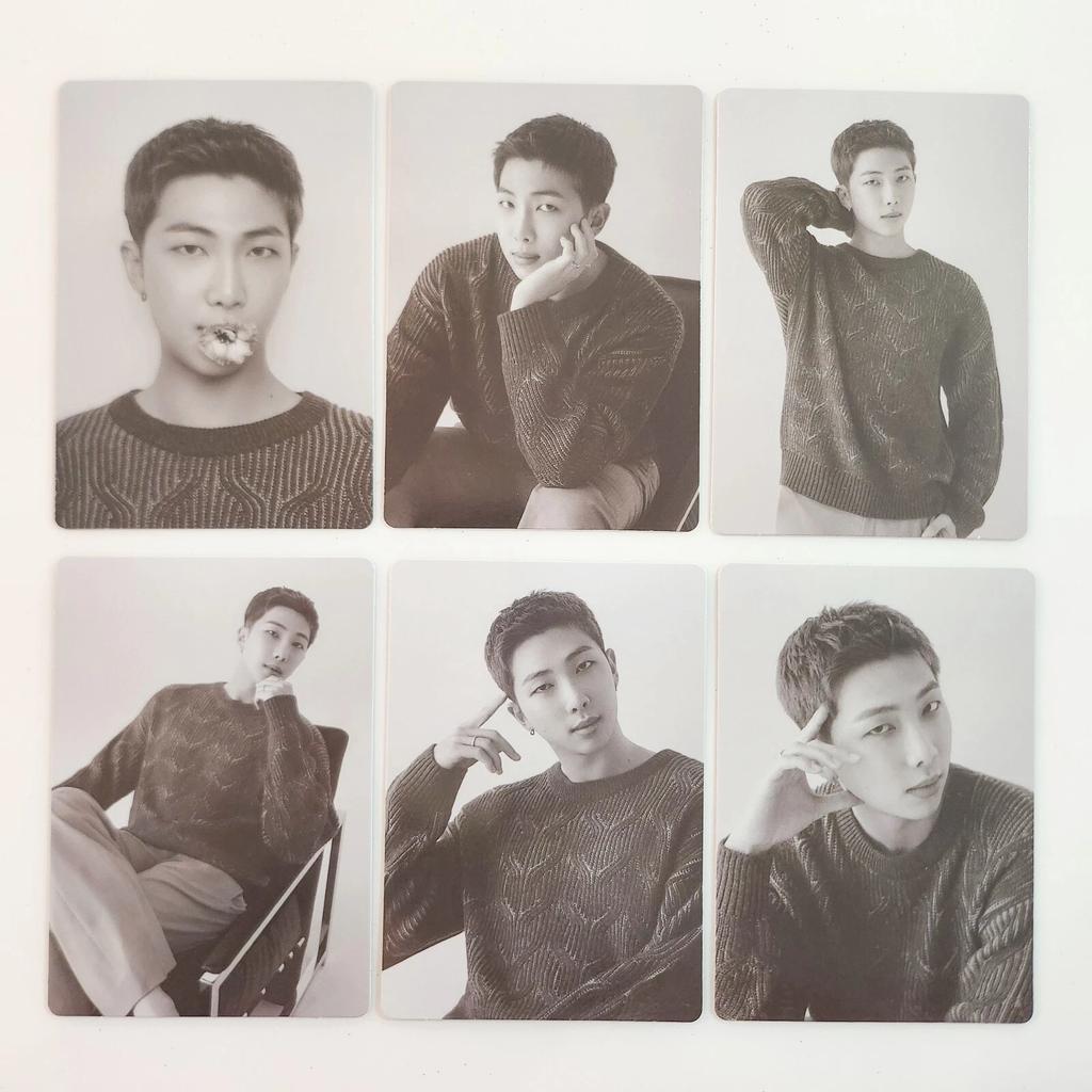 BTS 2024 Поп-ап MONOCHROME ОФИЦИАЛЬНАЯ МИНИ-ФОТОКАРТОЧКА