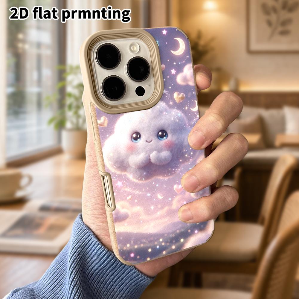 Phone Case: Lambskin 2D Flat Samsung Galaxy A34 A35 M05 M06 S20 S22 S21 FE Plus 5G Protective Case, Cloud Baby, Christmas and Halloween Gift