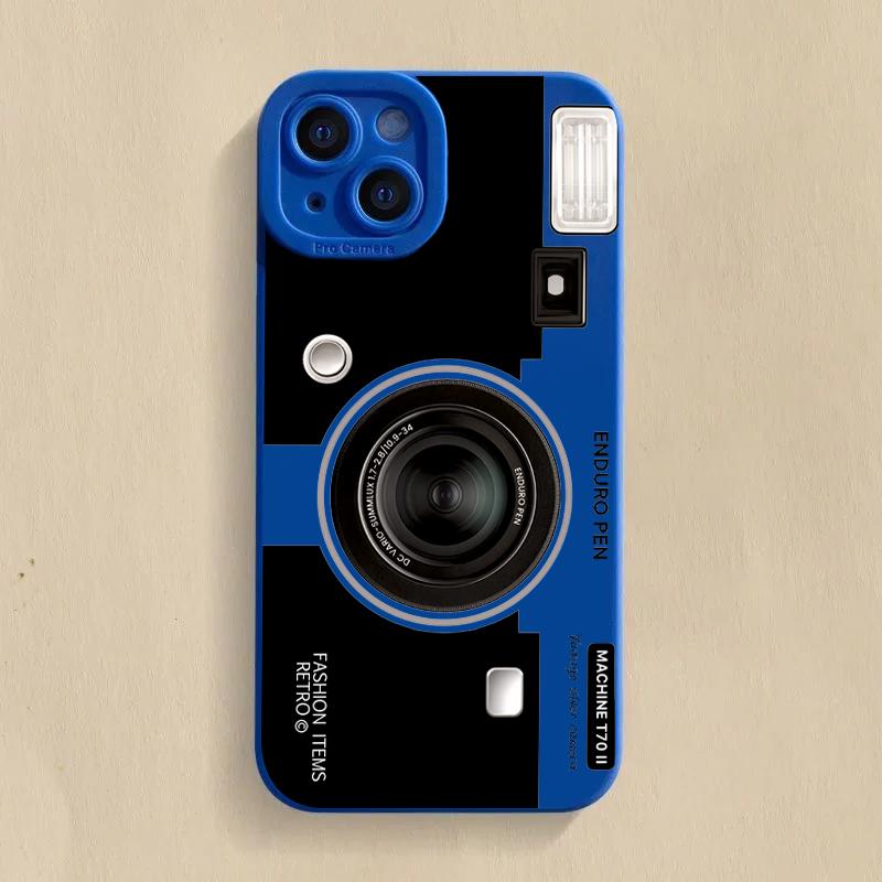 Vintage Camera Silicone Phone Case For Redmi Note 14 13 12 11 Pro Plus 4G 5G 12S 11S 10S Redmi 13C 14C 13 12 Soft Cover