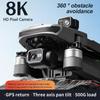 Новый профессиональный дрон S155 Pro Max, дальность полета 6 км, 5G FPV GPS, возврат, бесщеточный регулятор скорости, 8K HD, двойная камера, 360°, лазерный обход препятствий, радиоуправляемый квадрокоптер, игрушечный дрон