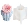 Flexible Silicone Mold Flower Vase Shaped Wax Candle Molds Scented Aromatherapy Making Mould Handmade Ornament Mould
