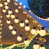 Outdoor Solar G50 Bulb String Lights - Waterproof Camping & Courtyard Decoration