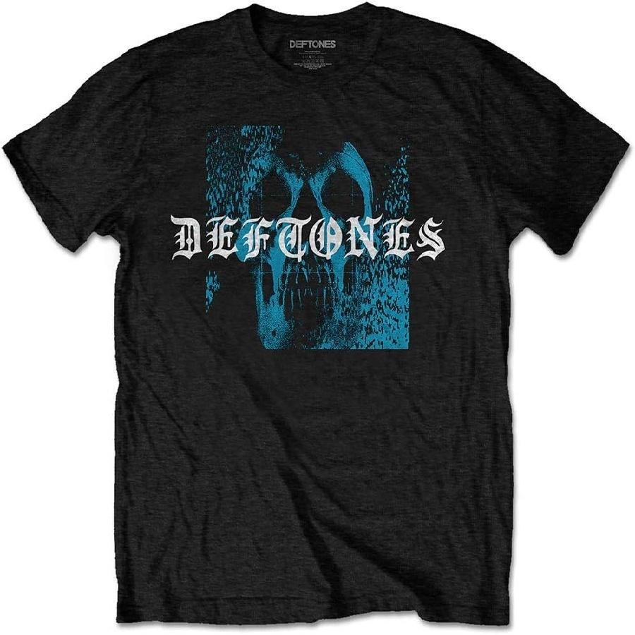 Deftones Static Skull Официальная футболка Мужская Унисекс