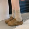 Модные женские баотоу шлепанцы Сезонный ретро-стиль Ленивые баотоу Birkenstocks Шлепанцы женские