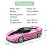 1:18 гоночный автомобиль с дистанционным управлением, игрушечный светодиодный светильник, модель автомобиля, электрическое моделирование, высокоскоростной спортивный дрифт, электрический детский радиоуправляемый автомобиль