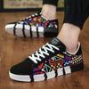 Fashion New Men Sneakers Casual Shoes Men Lovers Printing Fashion Flat Tenis Canvas Shoes Masculino Vulcanized Shoes Zapatos De Hombre