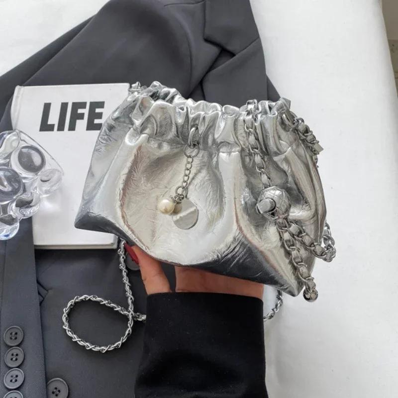 Женская сумка Millennium New High Sense Сумки через плечо Летняя сумка-цепочка Модная сумка-ведро Сумки-мессенджеры Кошельки Сумки