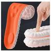 1pairs Latex Sport Insoles Soft High Elasticity Shoe Pads Orthotic Breathable Shock Absorption Cushion Arch Support Insole