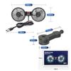 Back Headrest Ventilation Car Seat Back Cooling Fan Car Neck Cooler Dual Head Fan Fan Neck Cooler