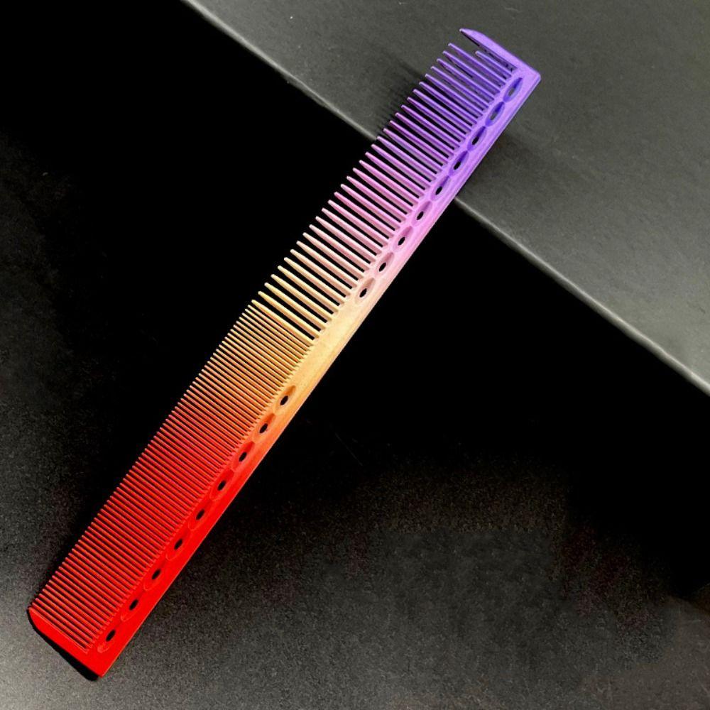 DIY Plastic Hair Cutting Comb Colored Professional Pro Hairdressing Combs Hard Durable Fine Cutting Comb Salon