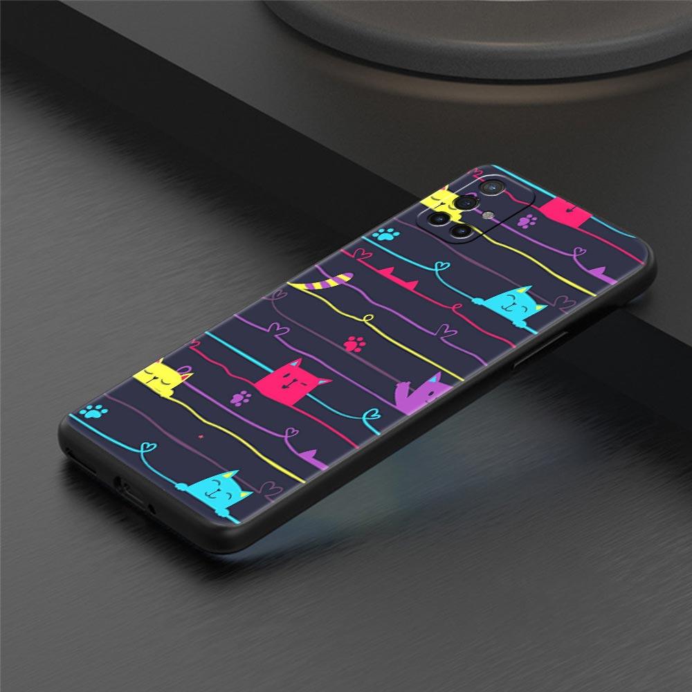 Чехол для телефона для Oneplus 13R 13 12 10T 11 R10 Nord N100 N200 N10 9 9R CE 2 3 Z Pro Lite Мягкий ТПУ чехол Абстрактный Креативный Кот Линия