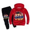 New Clothes Set A Rescue Team Fireman Sam Children Tracksuit Kids Clothing Suit Boys and Girls Hoodie + Pants