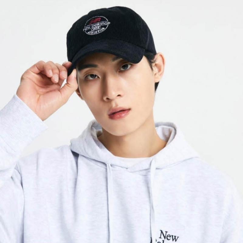 New Balance Кепка Lqj Nbgddfl807 19 Круглый логотип Вельветовая бейсболка