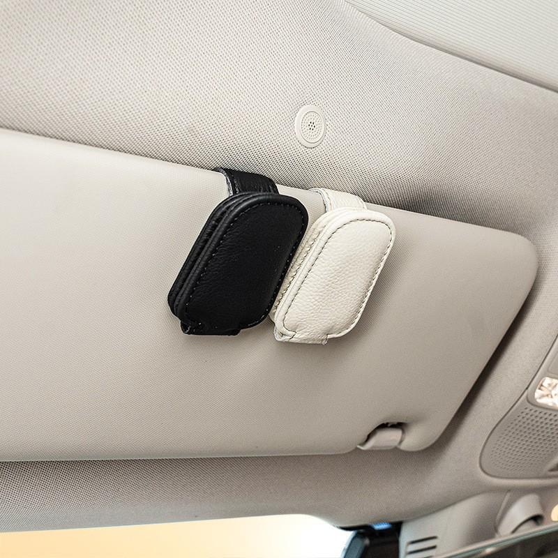 Car Sun Visor Sunglasses Holder Clip Eyewear Storage Multi-Function Dashboard Accessory Vehicle Organizer