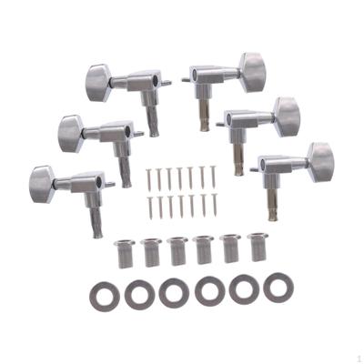 6 штук 3L3R Колки для настройки акустической гитары Запасные части Металлические принадлежности Износостойкие детали Герметичные