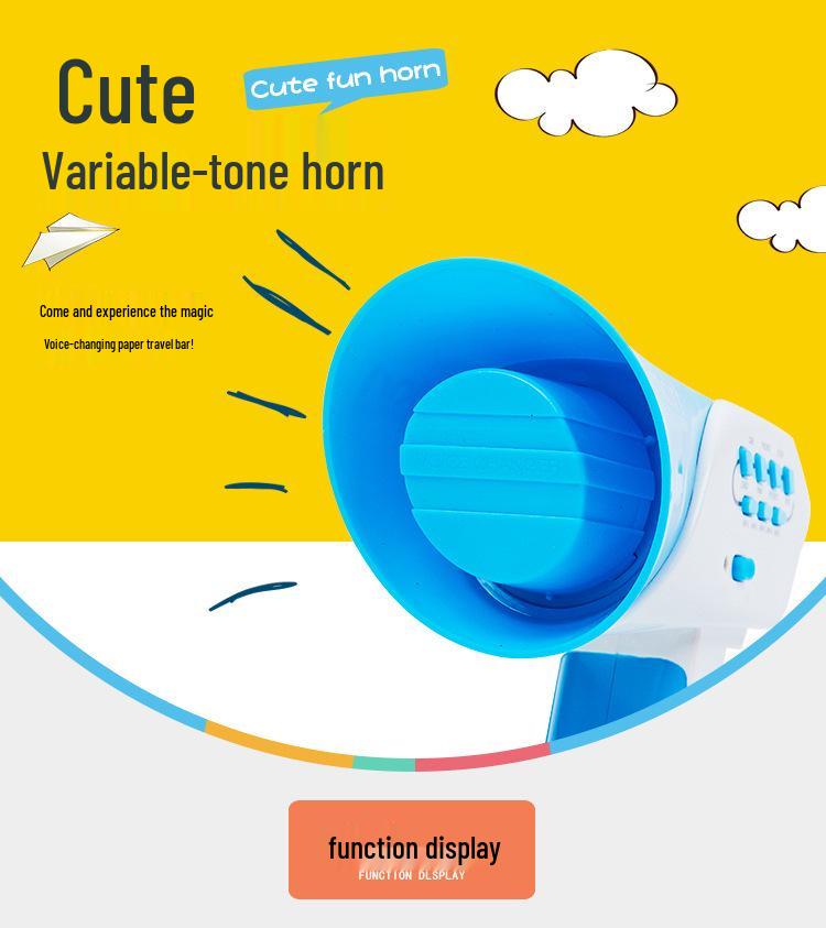 Многоканальный Мегафон-Игрушка для Изменения Голоса для Детей – Креативный, Веселый, Интерактивный Ручной Динамик