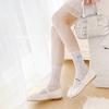 1Pair Lace Stockings Fairyism Sweat Absorption Sweet Middle Cylinder Korean Series Transparent Pile Socks Butterfly Knot