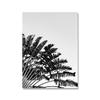 Scandinavian Poster Black White Beach Palm Tree Nordic Style Wall Art Canvas Print Painting Decoration Picture Living Room Decor No Frame