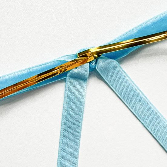 24 Pcs Velvet Bows for Christmas Tree Vintage Ribbon Bow Ornaments with Twist Tie for Wreaths Garland Crafts Holiday Wedding Party Gift Wrapping