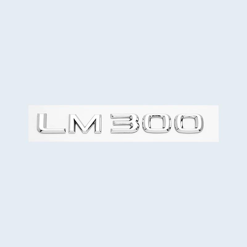 3D ABS Хромированные Глянцевые Черные ABS Буквы Цифры LM300 LM350 LM300h HYBRID Шильдик Логотип Наклейка на Багажник Автомобиля Lexus