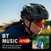 Велосипедный шлем с BT Smart Riding Helmet с камерой 1080P и задними фонарями, универсальный, регулируемый