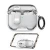 with Keychain Earphone Case Transparent Clear Shell for AirPods Pro 3 Headphone Accessories