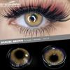 Eyeshare 2pcs/pair Colored Contact Lenses for Eyes Colored Eye Lenses RICH GIRL Contact Lens Beautiful Pupil Cosmetics Yearly
