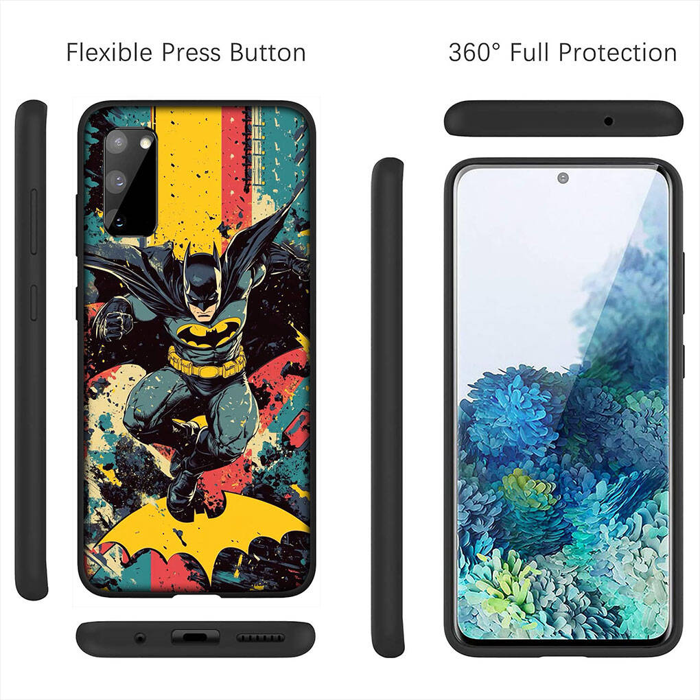 for iPhone 17 16 15 Xiaomi Poco F7 F8 X7 X6 C85 C75 C71 M8 Redmi Note 14 13 12 Pro Max 14C 13C 15C A3 A4 Phone Case Movie Bruce Wayne Batmans Bat Man