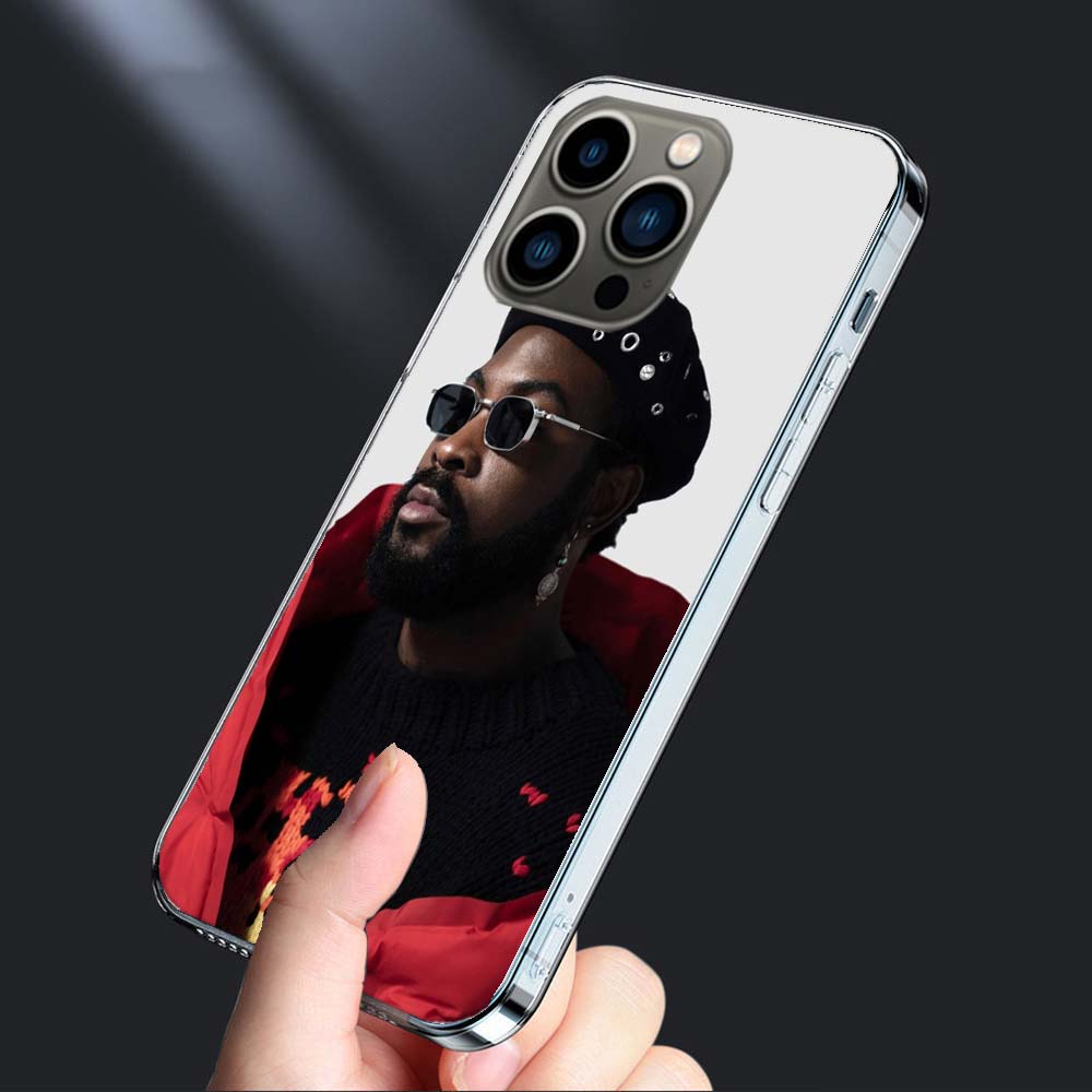 Чехол для телефона рэпера Damso для iPhone 16E 15 Pro 14 Plus 17E 16 17 Pro Max Air 11 12 13 Mini Ударопрочный Capa Милый чехол TPU Прозрачный