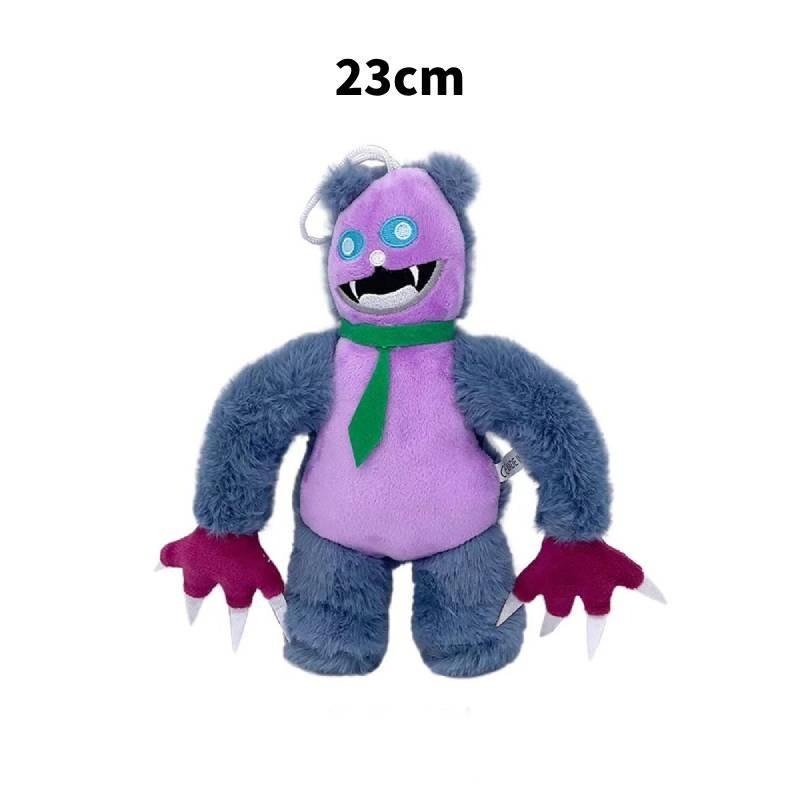 Terrifying Purple Cat Monster With Big Smiling Mouth Plush Toy