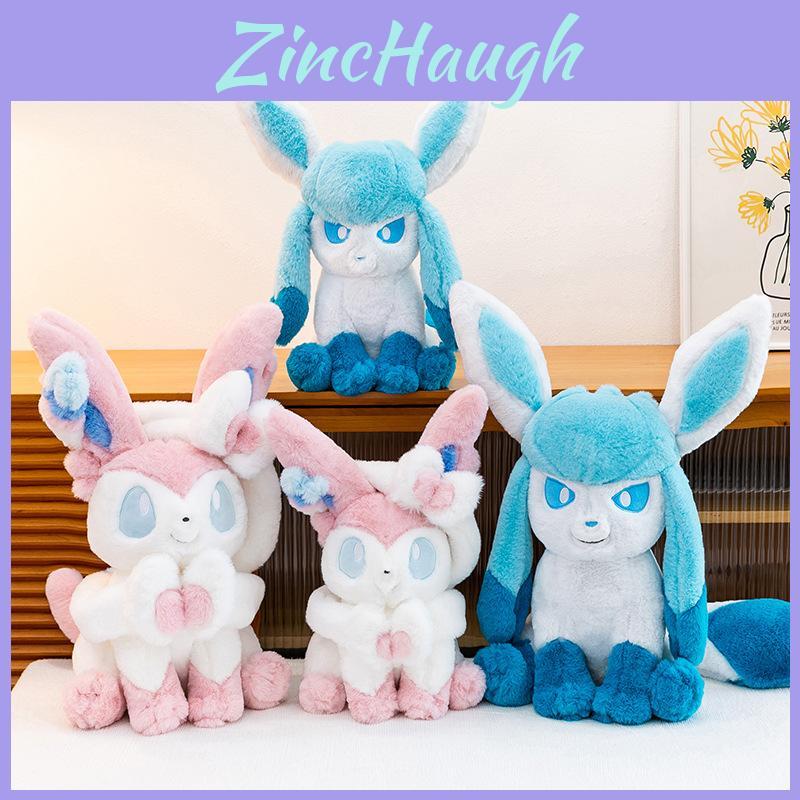Плюшевая игрушка Pokemon Glaceon с наполнителем из полипропиленового хлопка для сна и объятий