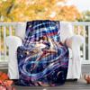 gymnastics Theme Printed Blanket - Perfect for Couch, Bed, Travel & Outdoor Use | Machine Washable, Cozy & Durable.