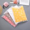 5/20 шт. мешков для хранения одежды Daisy Ziplock, матовые полиэтиленовые пакеты с застежкой-молнией для упаковки свитеров и толстовок, швейные проекты